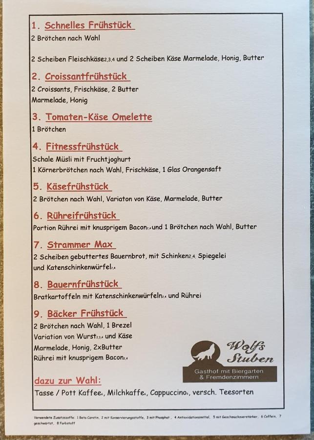 Gasthof Wolfs Stuben Reichenbach an der Fils Luaran gambar